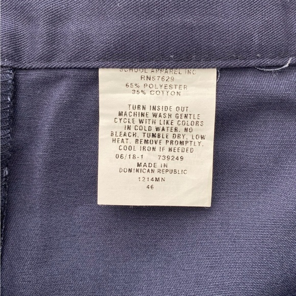 Men’s Continental Navy Blue Uniform Pants, Size 46 - Item 0251 - Picture 7 of 8